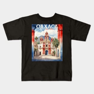 Huautla de Jimenez Oaxaca Mexico Vintage Tourism Travel Kids T-Shirt